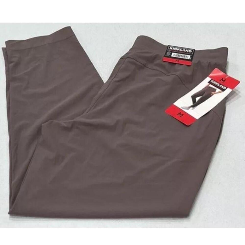 Kirkland Signature Ladies' Active Pants, Brown, Size Medium S9 AB AN3 AP5